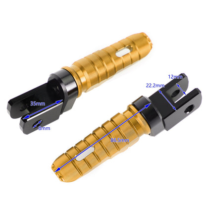 Pedane Pedane Anteriori Pedane per Triumph Street Triple 765/R/S/RS Daytona 675/R Generiche