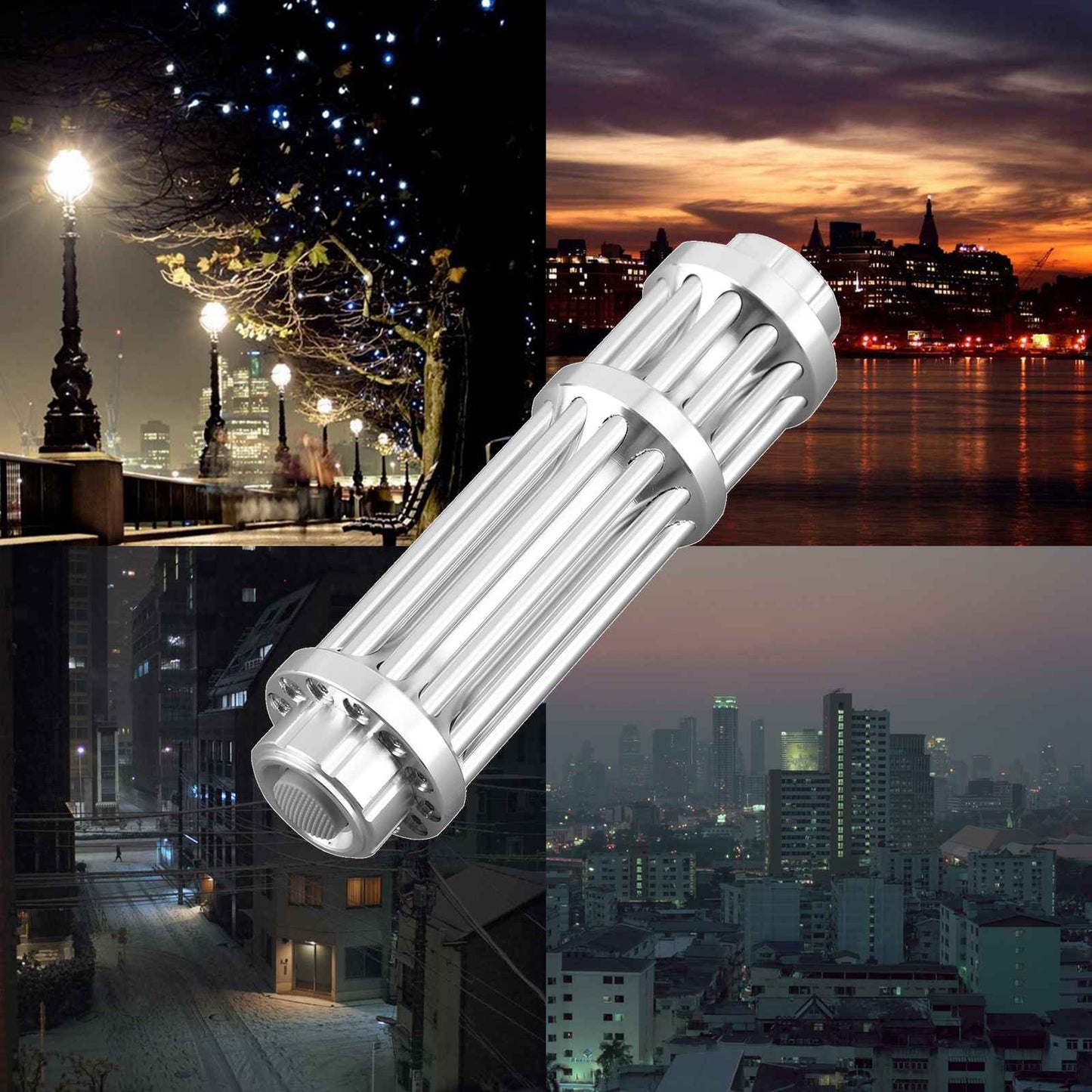 20 Miglia High Power Green 1MW 532nm Puntatore laser Militar Burning Beam Light