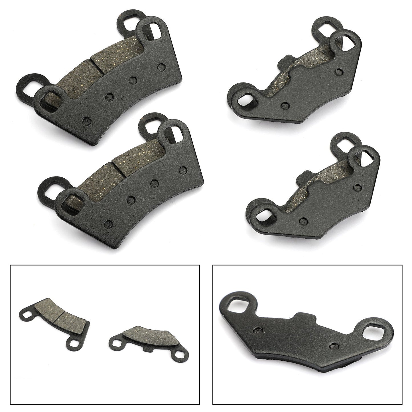 Pastiglie freno anteriori e posteriori per Polaris Razor RZR 800/RZR 800 S/RZR 800 EPS/RZR 570 Generico