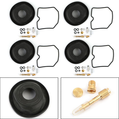 4 Set Kit Ricostruzione Riparazione Carburatore per Suzuki GSF600S Bandit 1996-2003 Generico