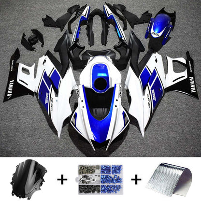 Amotopart Yamaha 2019-2021 YZF R3/YZF R25 Blue White Fearing Kit