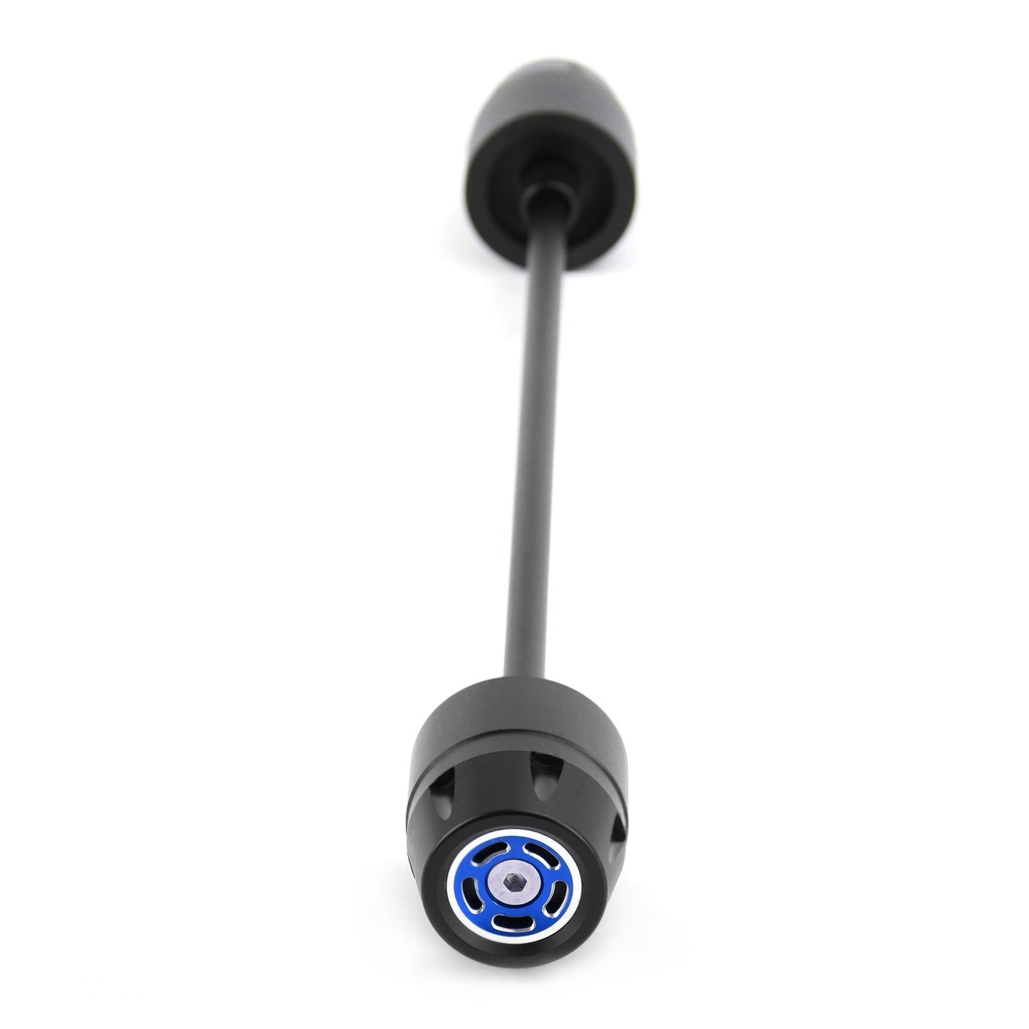 Asse ANTERIORE + POSTERIORE Forcella Slider Ruota Blu Fit per Ducati Scrambler 400 800 1100 Generico