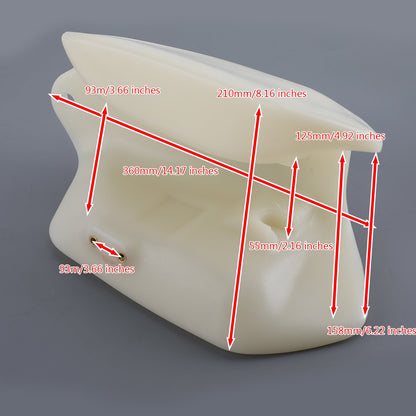 1986-1987 Honda TRX70 FourTrax 70 Serbatoio carburante e tappo serbatoio in plastica di ricambio