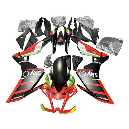 Amotopart Aprilia RSV4 1000 2009-2015 Kit Carena Carrozzeria Plastica ABS