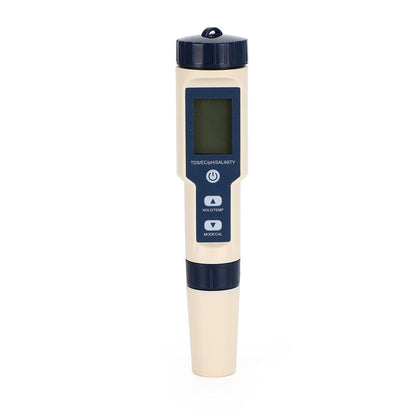 Strumento di test del misuratore di qualità dell'acqua digitale 5in1 PH/TDS/EC/Salinità/Temperatura