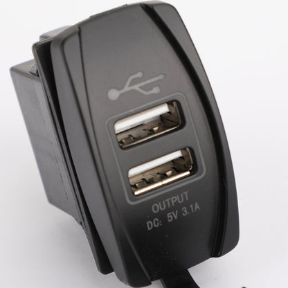 Caricabatterie con doppia presa USB per UTV Can Am Polaris RZR Ranger 900 1000 XP 750 Generico