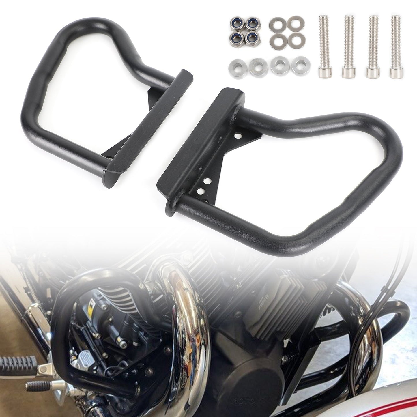 Paraurti Protezione Motore Guard Crash Bar Per Moto Guzzi V7 II V7III V9 Serie Generico