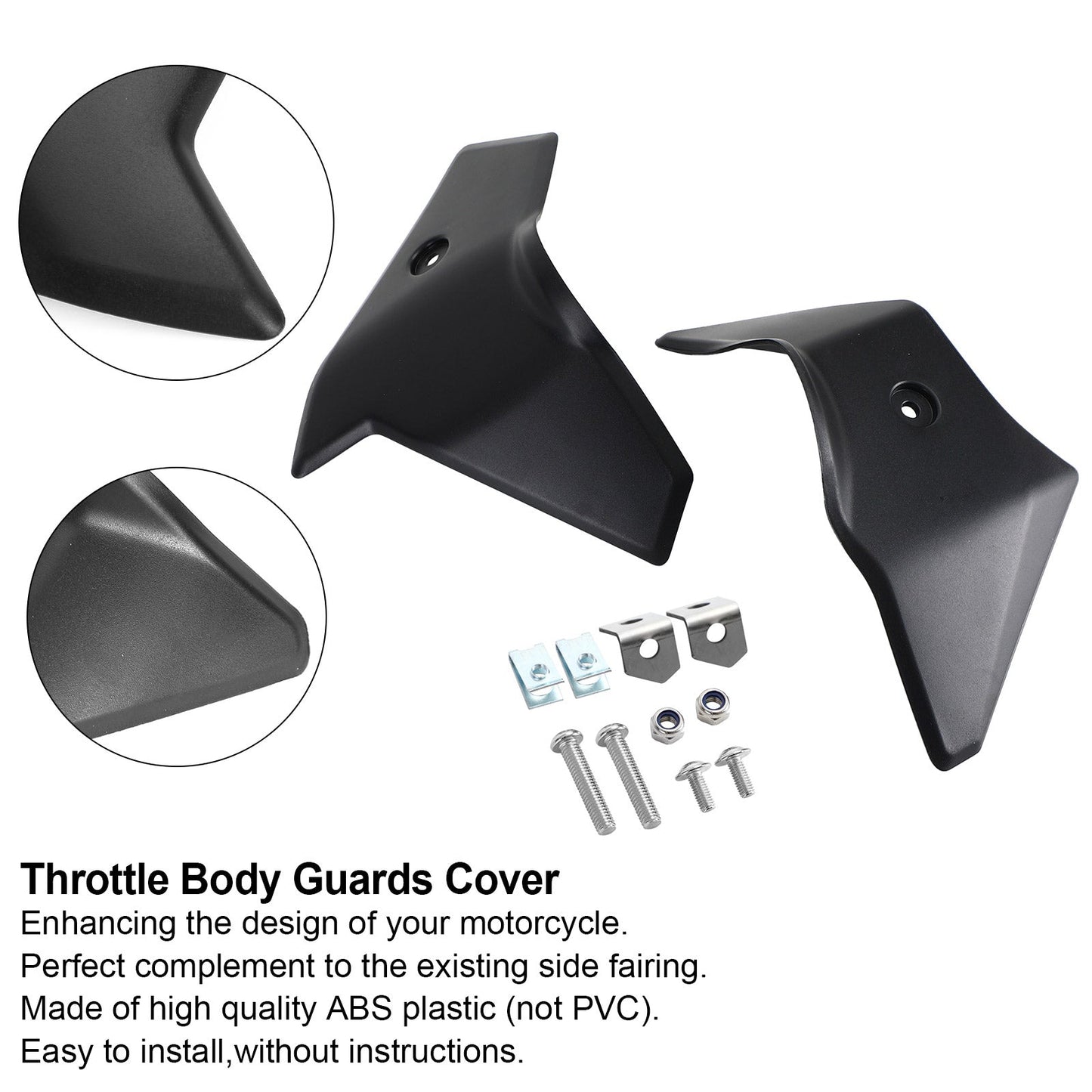 Protezioni Corpo Farfallato Cover Protector per BMW R1250GS R1200GS 2017-2021 Nero Generico
