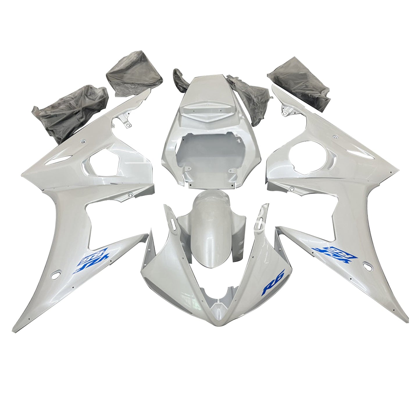 Amotopart Yamaha YZF 600 R6 2003-2004 R6S 2006-2009 Kit carena Carrozzeria