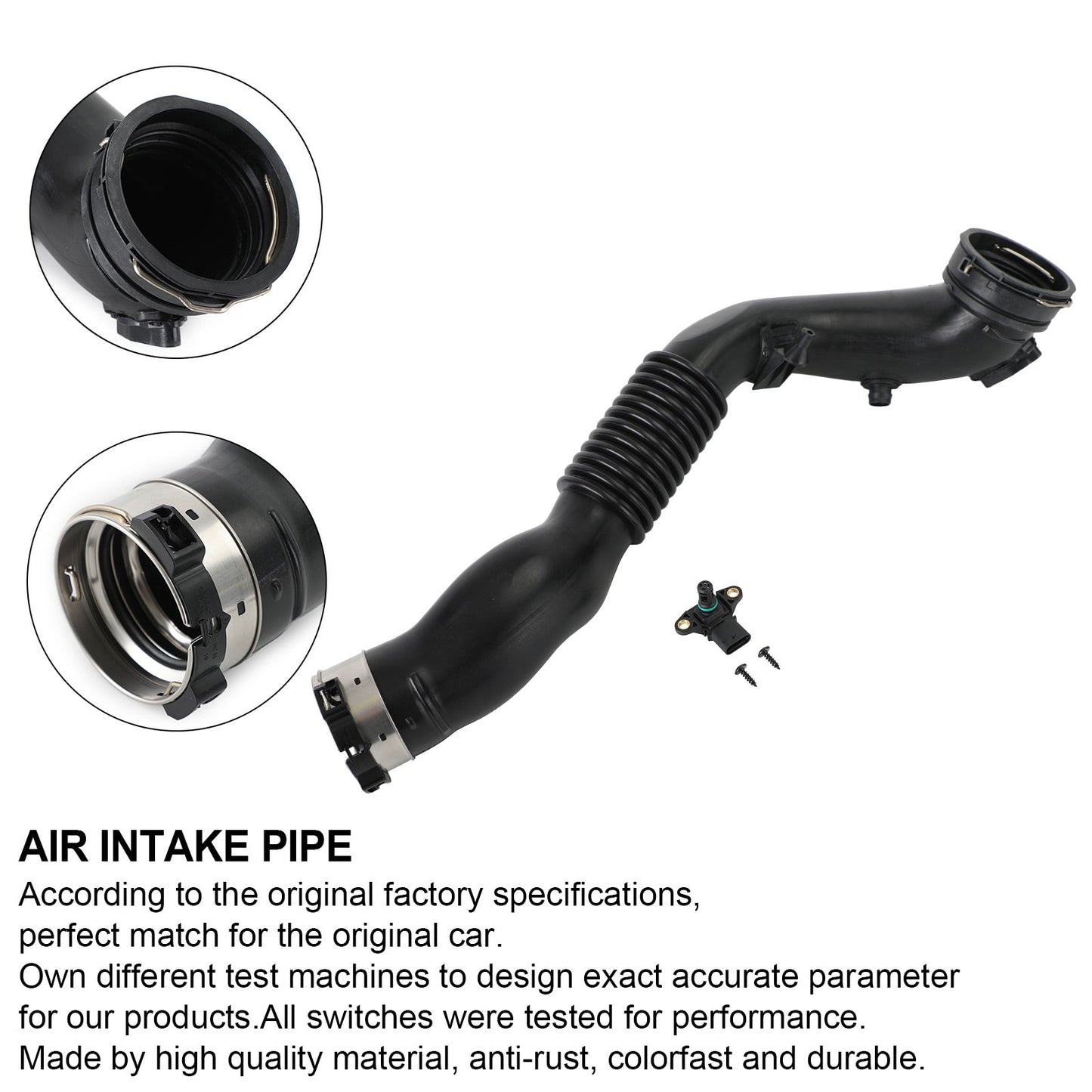 BMW F22 F25 F26 F34 Intercooler Condotto di aspirazione aria Tubo flessibile 13717604033