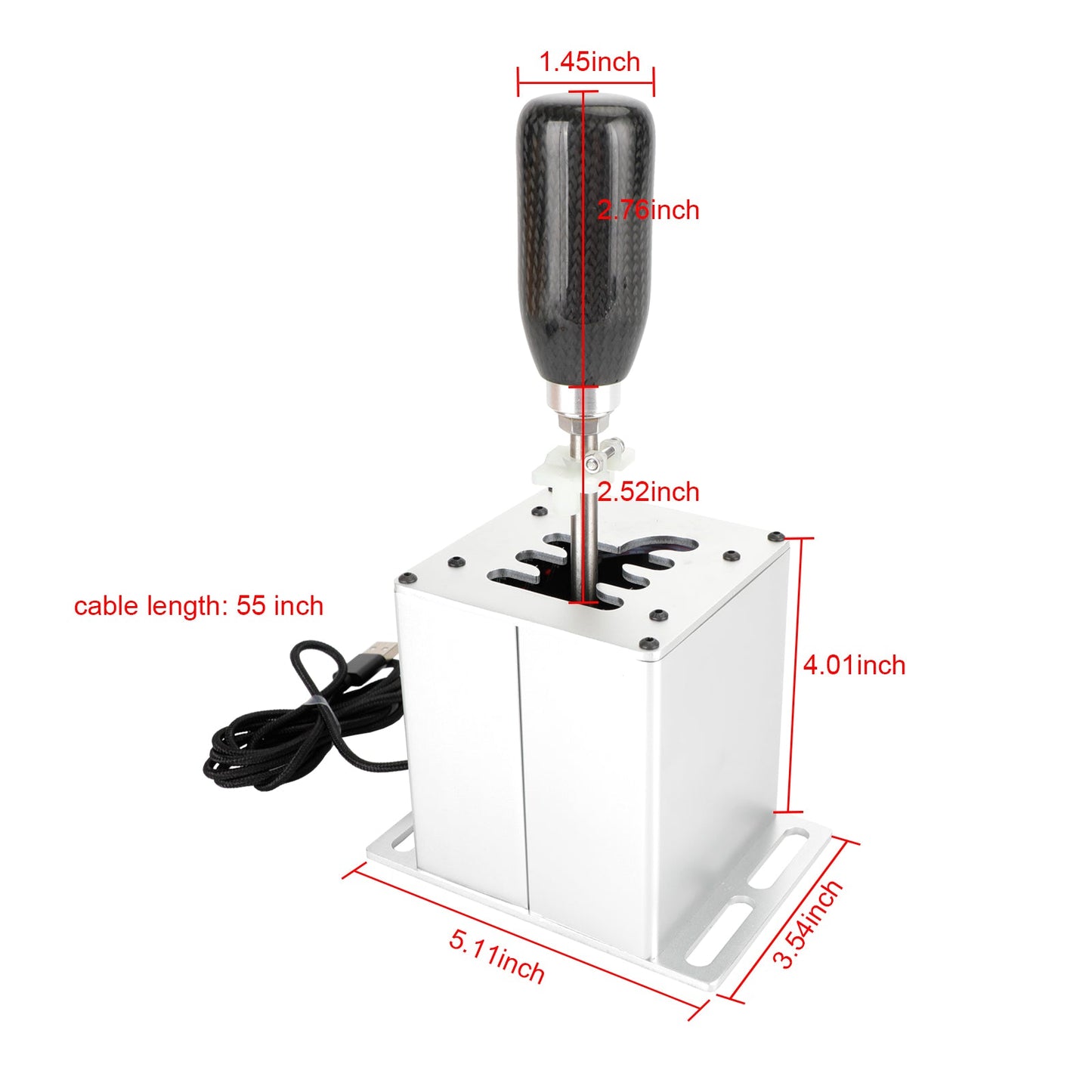 6+R 7+R USB Simulator H Leva del cambio per PC con volante Logitech T300RS/GT