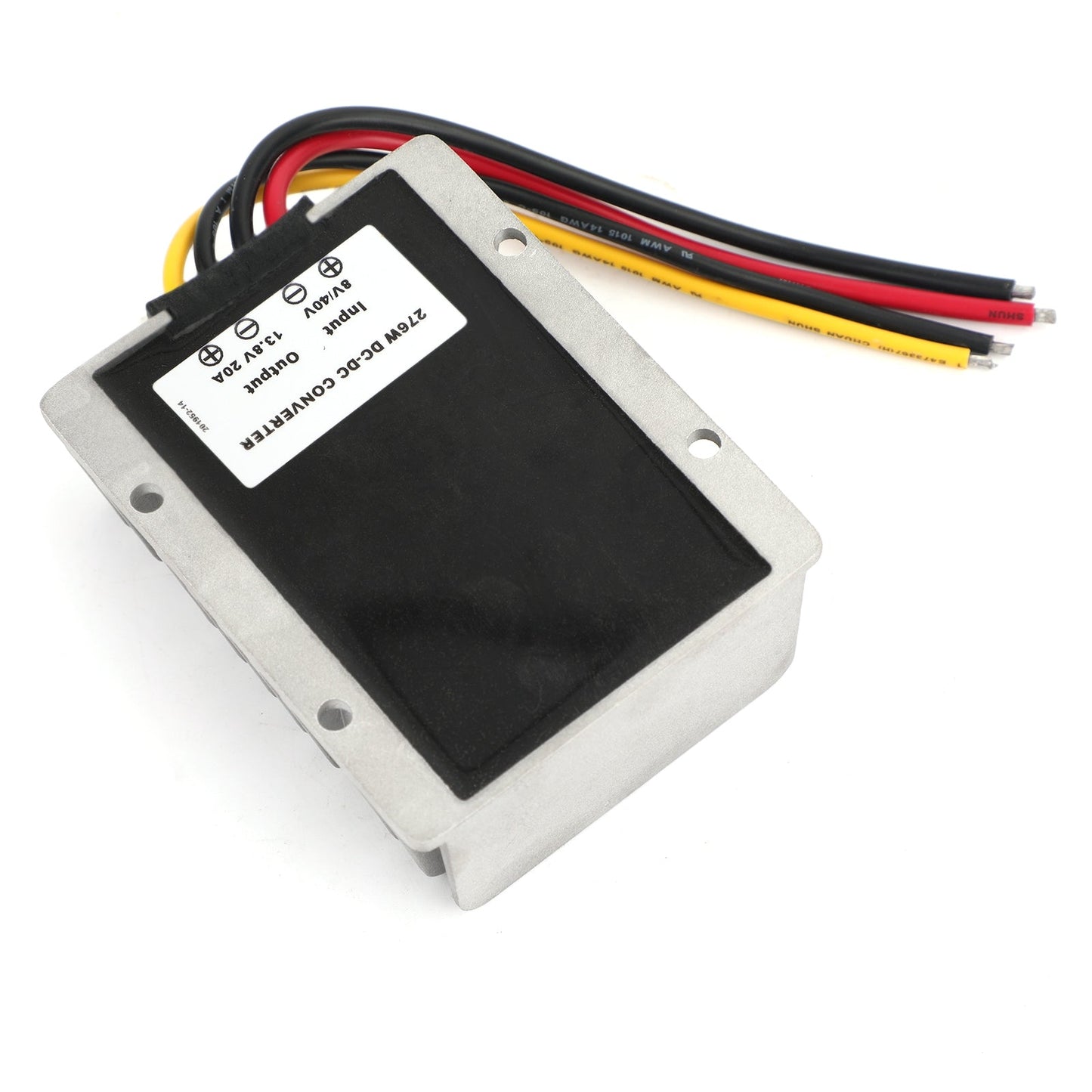 Impermeabile da 8V/40V a 13,8V 20A 276W Step Up Regolatore convertitore di potenza CC/CC Generico
