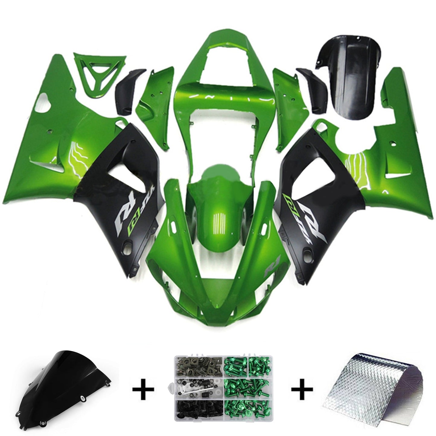 Amotopart Yamaha YZF 1000 R1 1998-1999 Kit Carena Carrozzeria Plastica ABS