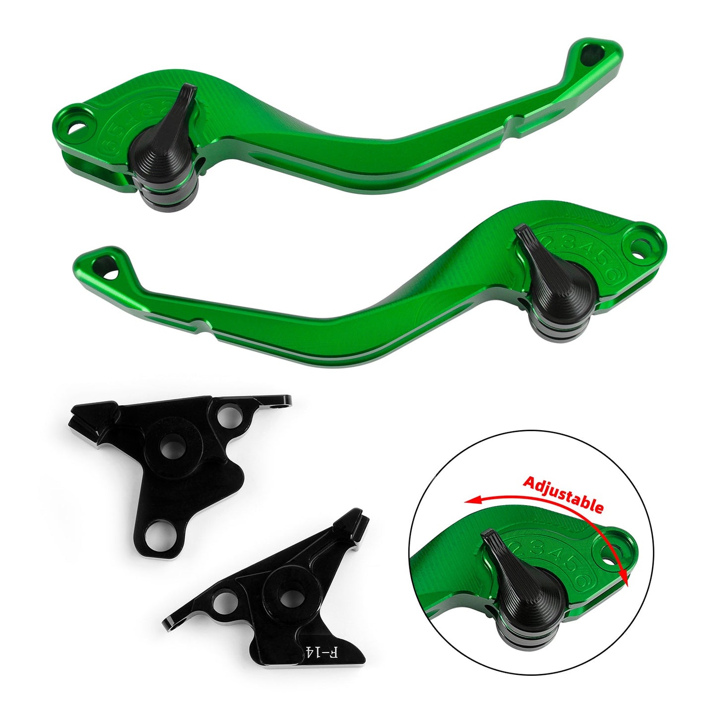 Kawasaki ZRX1100 ZZR1200 ZX7R ZG1000 Leva freno frizione corta CNC
