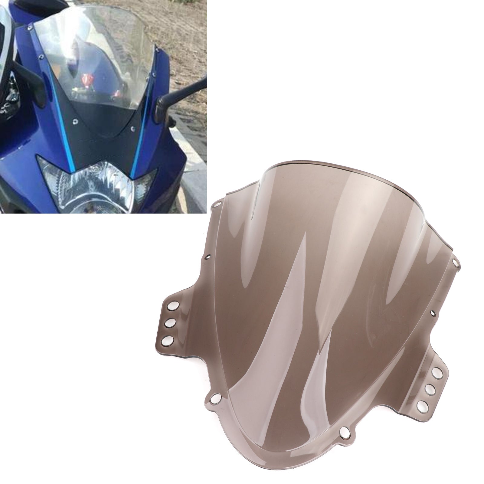 Windshield fit for Suzuki GSXR 1000 2005-2006 K5 Smoke