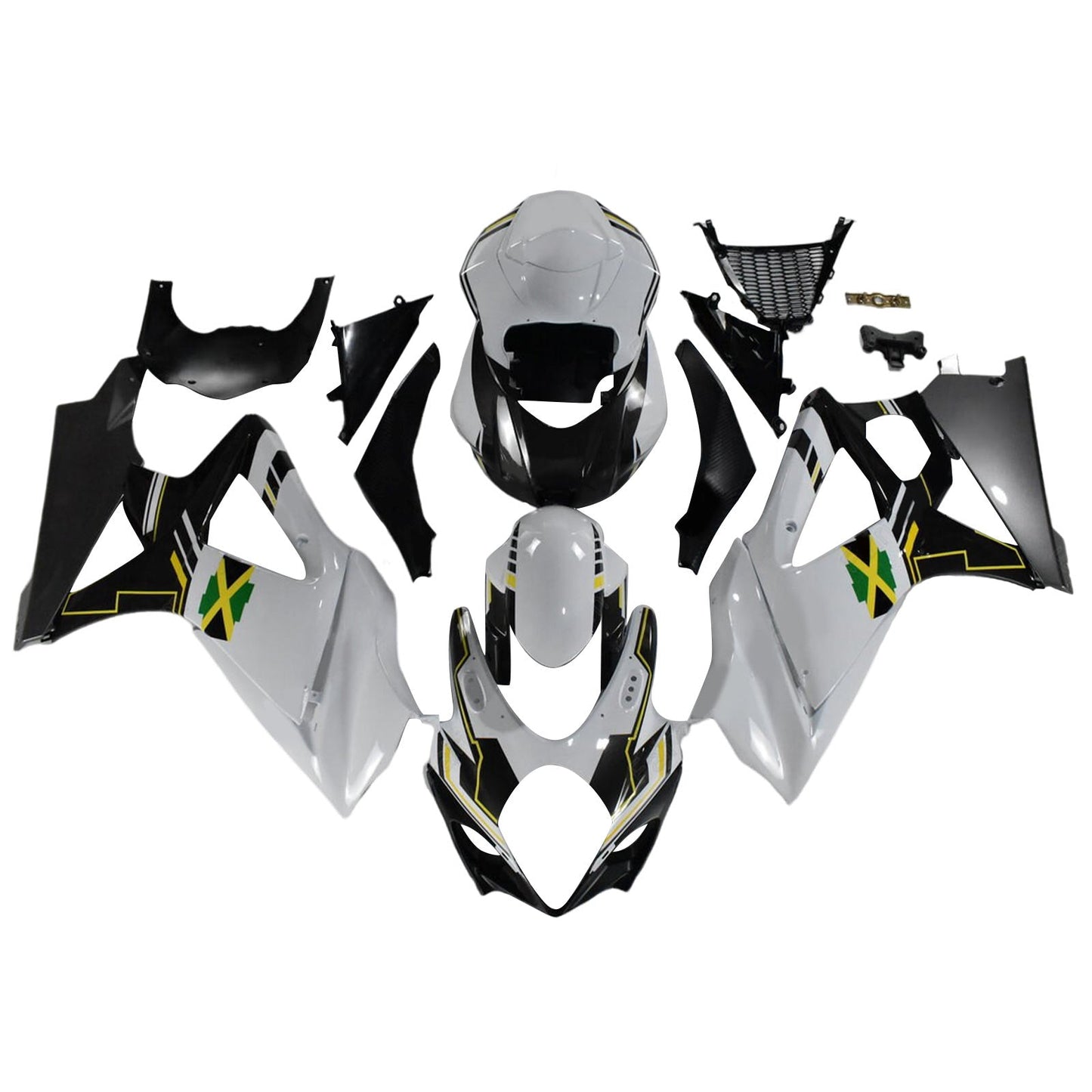 Amotopart Suzuki GSXR1000 2007-2008 K7 Kit carena Carrozzeria Plastica ABS