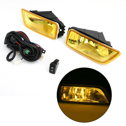 Fendinebbia con lente gialla + interruttore per Honda Accord 2003-2007 / Acura TL generico 2004-2008