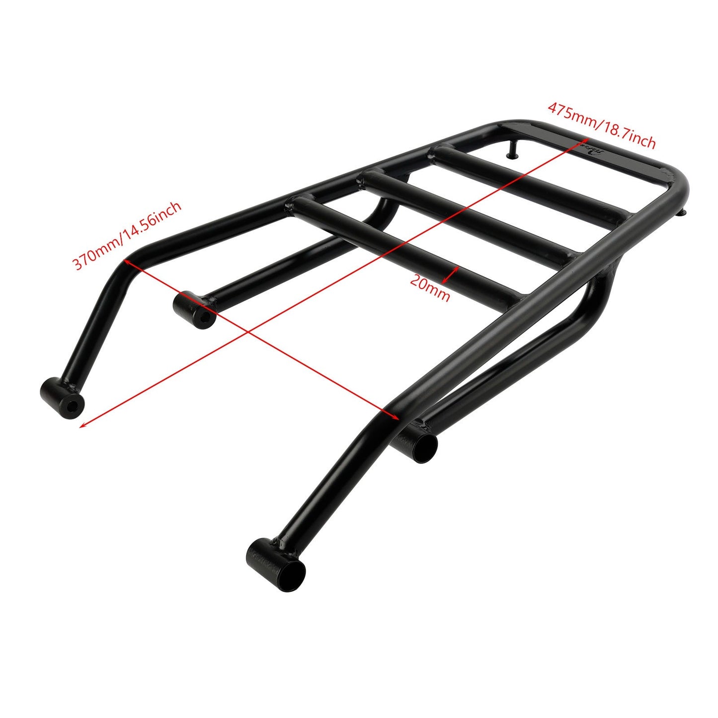 Portapacchi posteriore nero per Honda CL 250 300 500 Scrambler 2023 2024
