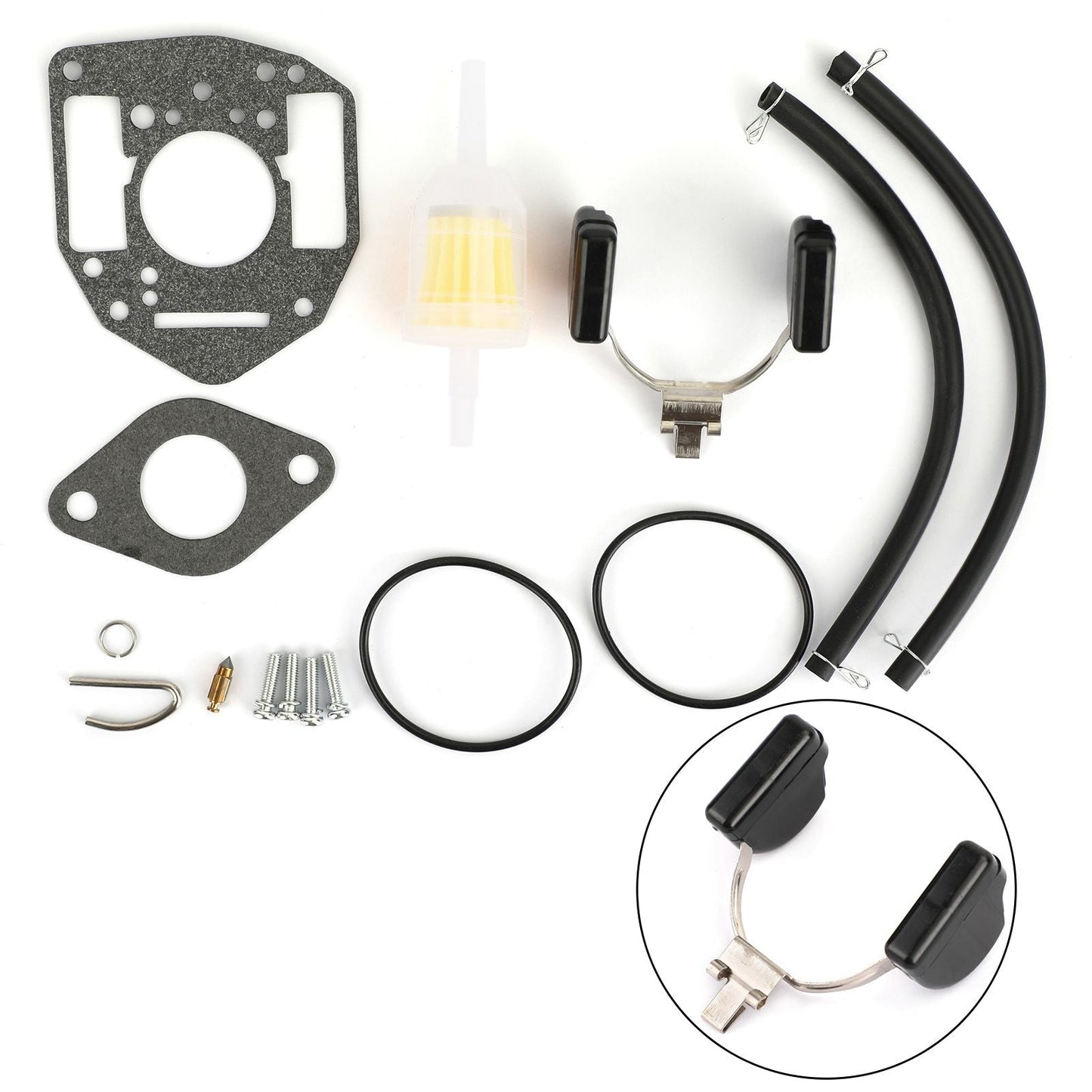 Carburatore Carb Rebuild Repair Kit adatto per Onan 146-0657 P216G P218G P220G P224G Generico