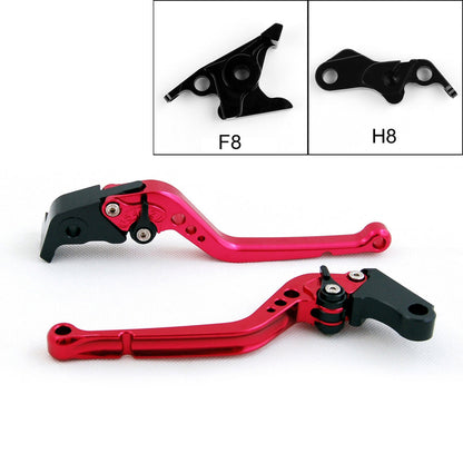 Leve freno frizione lunghe per Hyosung GT250R 2006-2010 GT650R 2006-2009 nere generiche