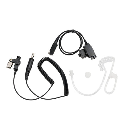 7.1-A3 Cuffia a tubo singolo trasparente a 6 pin U94 PTT per STP8040 STP8080 STP9000