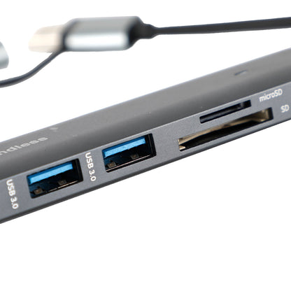 HC502 USB C Hub 5 in 1 Docking station per hub Pd da 100 W adatta per Windows Mac OS Linux