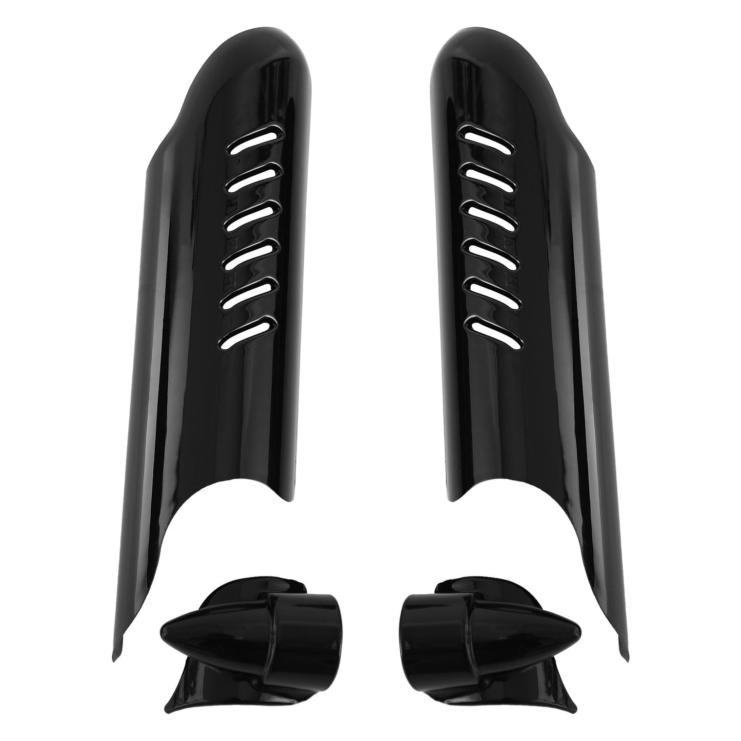 Copertura scudo deflettori forcella parte inferiore gamba per Touring Electra Glide FLHT 2000-2013 Generic