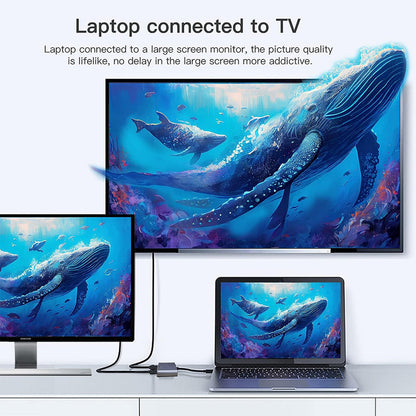 Notebook convertitore USB 3.0 da tipo C a doppio HD 1080P con stessa estensione del display dello schermo