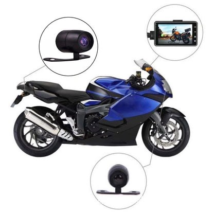 Videoregistratore DVR per videocamera a doppia azione impermeabile da 3 "140 ° per moto IP68 Generico