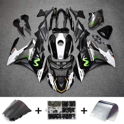 Amotopart Sales Ski Yamaha 2014-2018 YZF R3 e 2015-2017 YZF R25 Kit di paura bianca nera