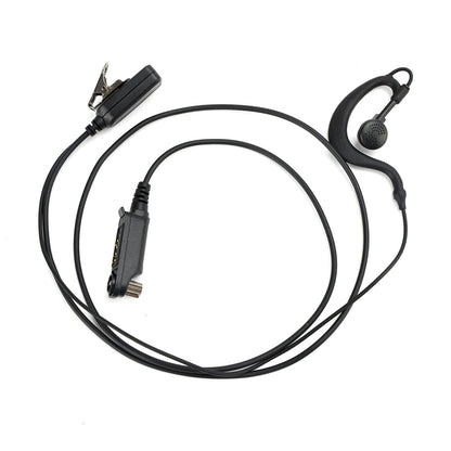 Caltta PD790-025 Auricolare con gancio auricolare ovale PTT in un walkie-talkie per Caltta PD790