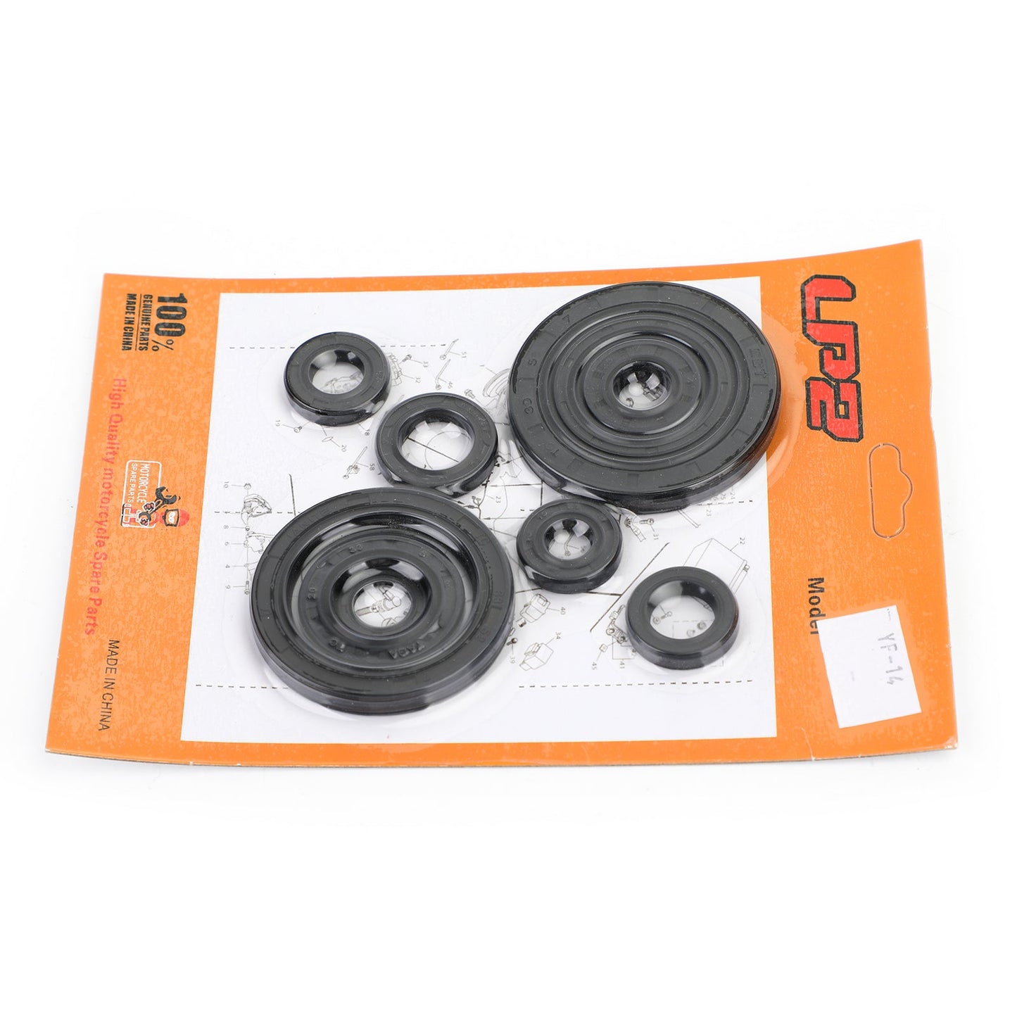 10pcs kit paraolio motore impostato per Honda CRF250R 2004-2009 CRF250X 2004-2017 generico