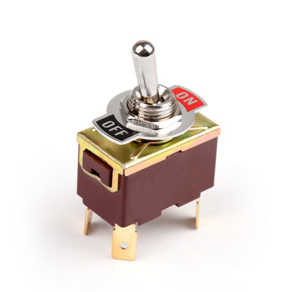 4 pezzi 2 terminali 4 pin ON-OFF 15A 250 V interruttore a levetta avvio DPST grado industriale