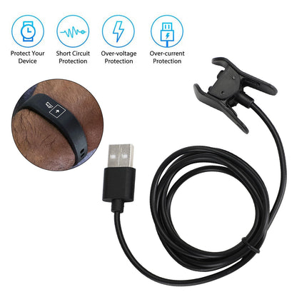Cavo di ricarica di ricambio per caricabatterie dati USB da 1 m per smartwatch vivosmart 3
