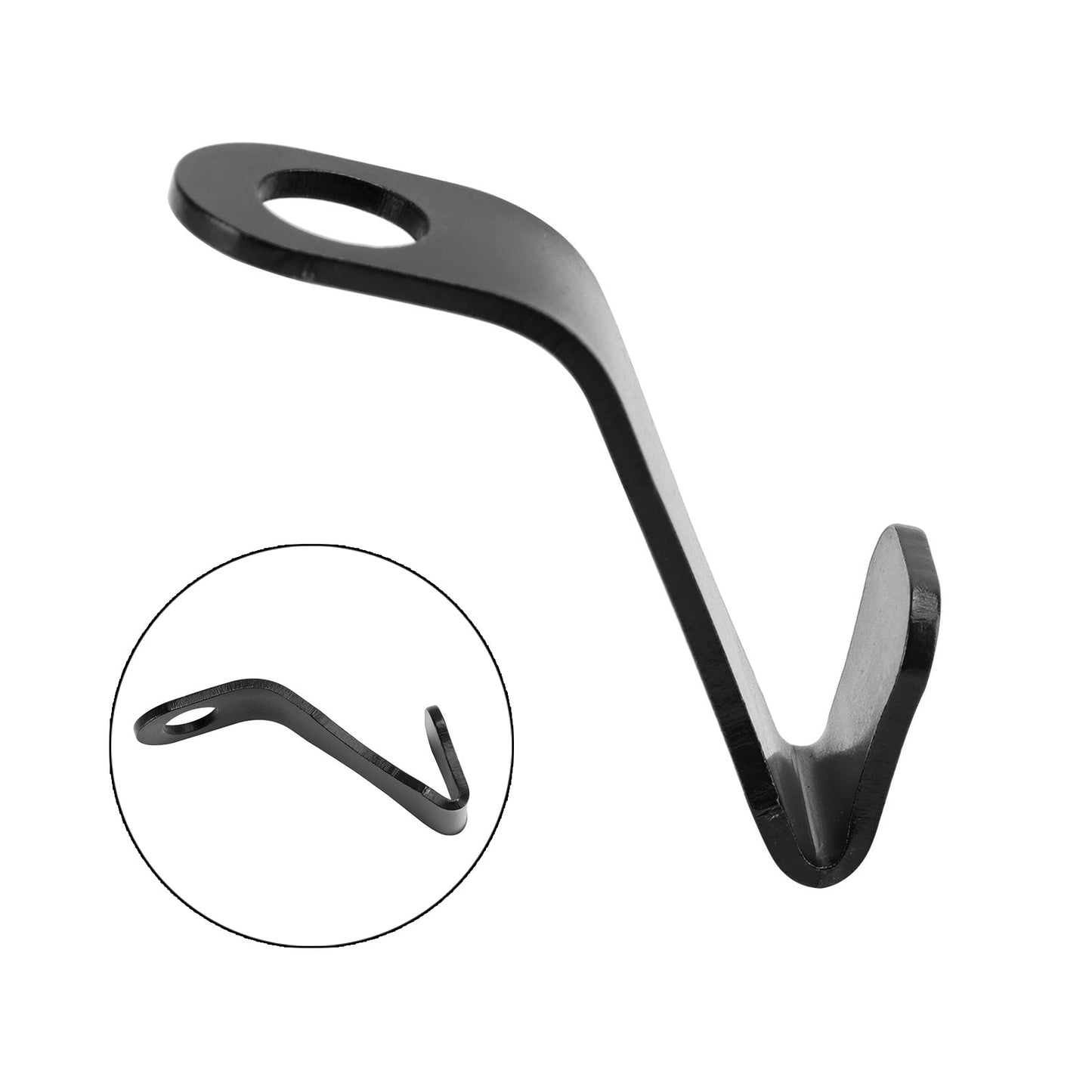 Accessori per portaoggetti per gancio per gancio per casco Universale adatto per moto Argento