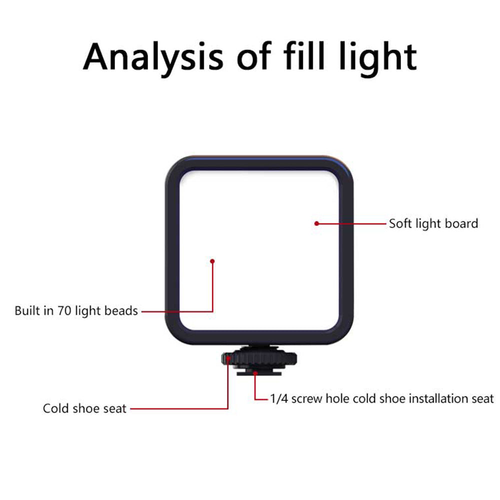 Pocket RGB Full Colour 3000-9000K LED Video Light Photography Fill Lamp VLog