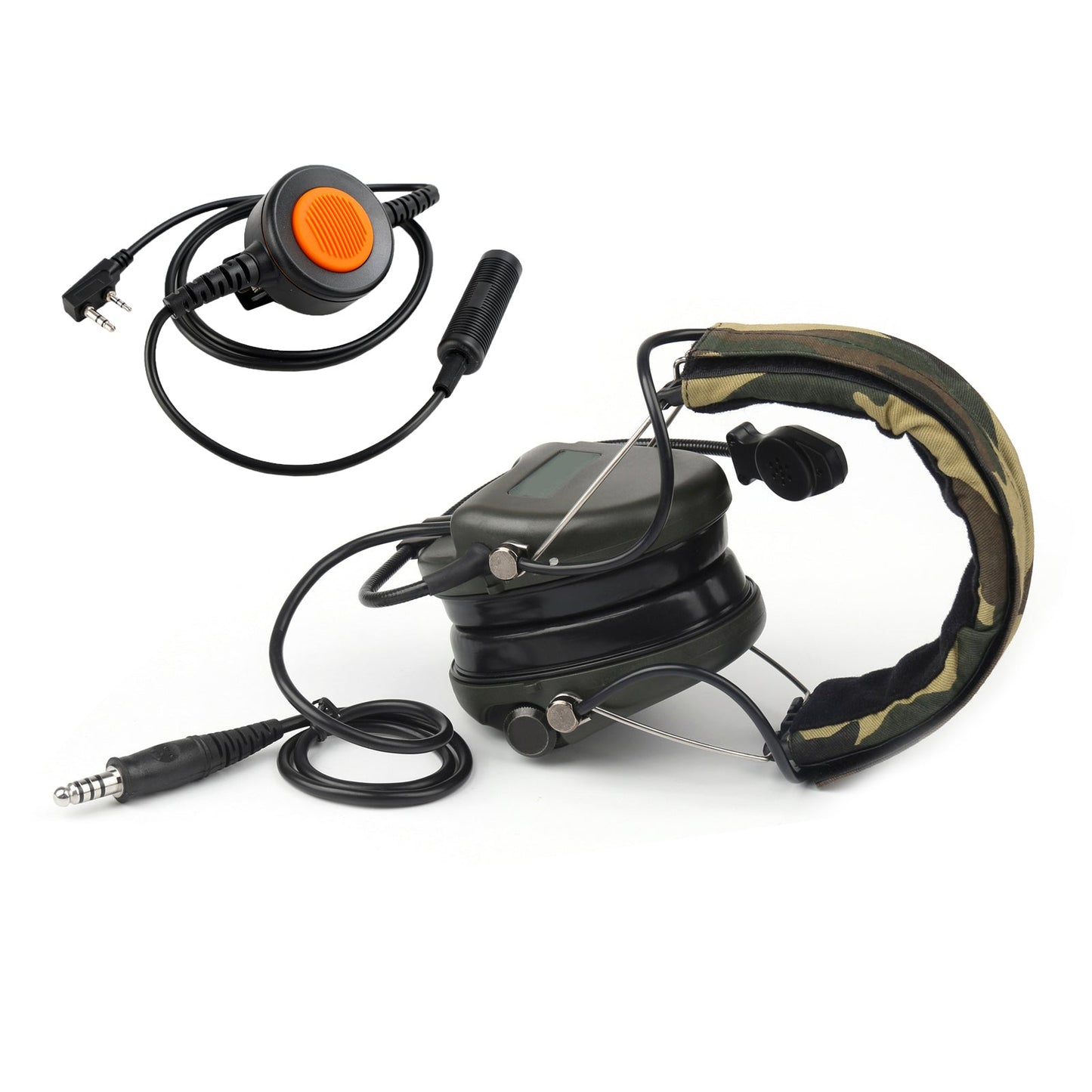 Cuffie con riduzione del rumore H60 Pickup audio PTT a 6 pin per TH-D7 TH-F6 TH-K2 TH-21