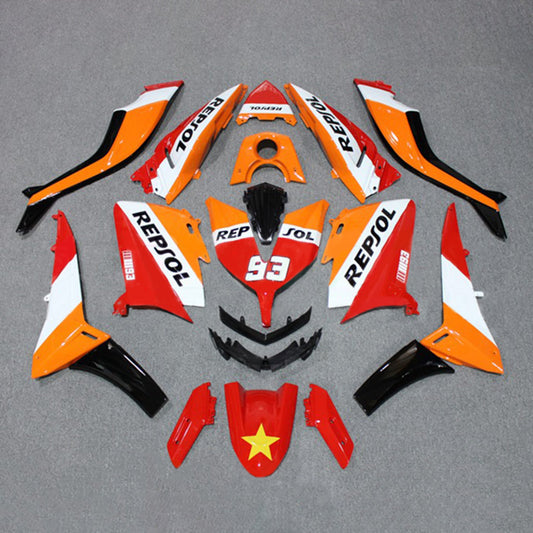 Amotopart Kit Carena Carrozzeria ABS per Yamaha T-Max TMAX530 2015-2016