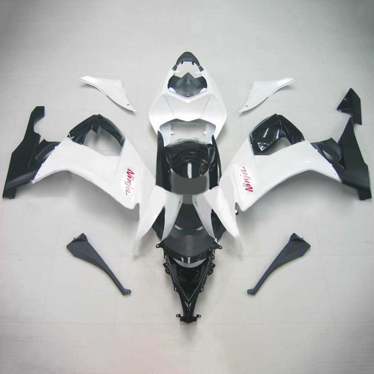 Amotopart Kawasaki ZX10R 2008-2010 Kit Wei? Esguise