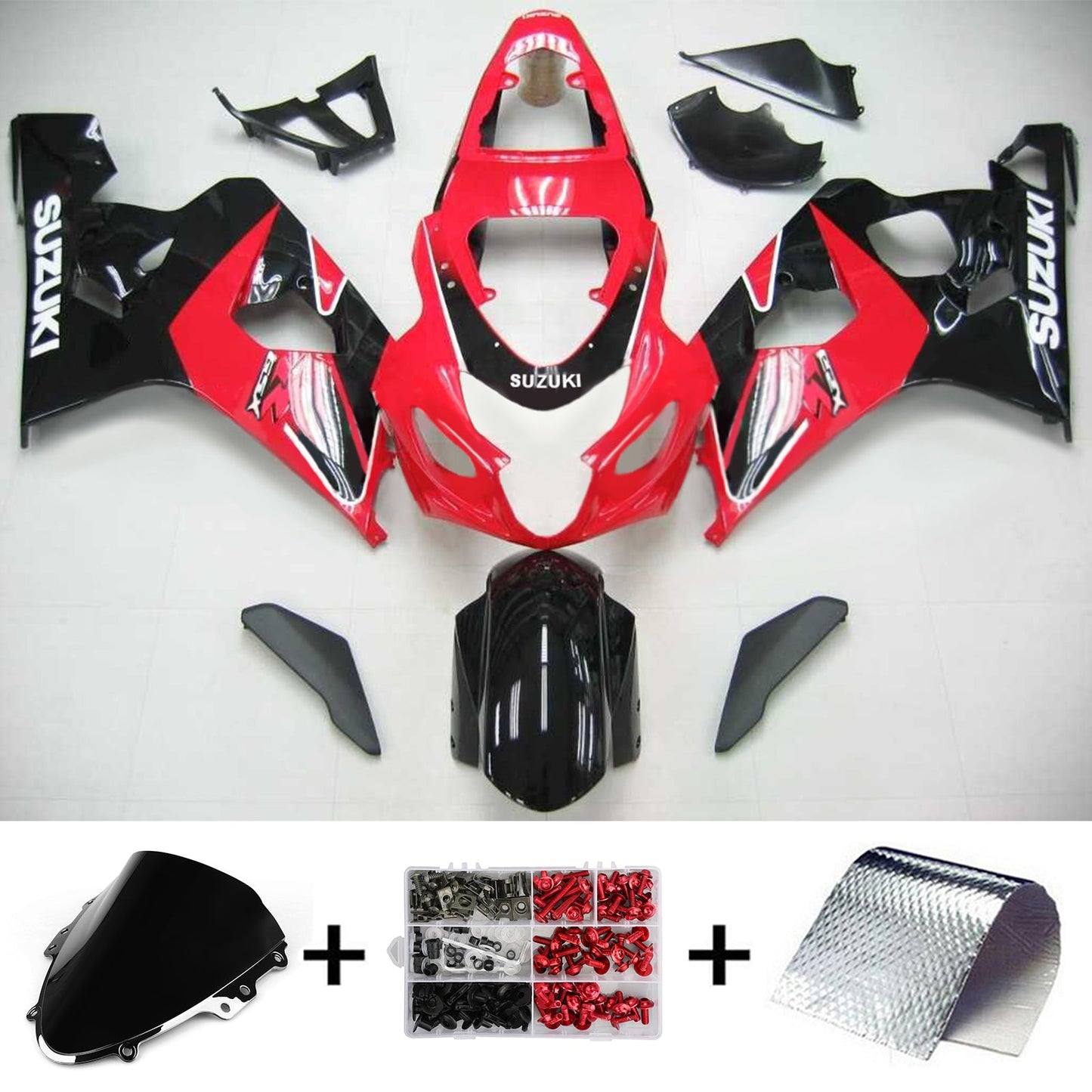 Suzuki GSXR 600/750 2004-2005 Kit Carena Carrozzeria Plastica ABS