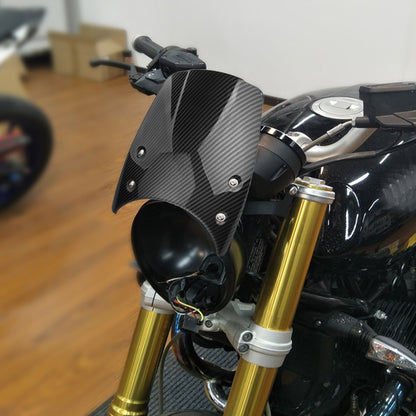 Parabrezza Parabrezza Cupolino Per BMW R Nine T 14-17 Carbonio Generico