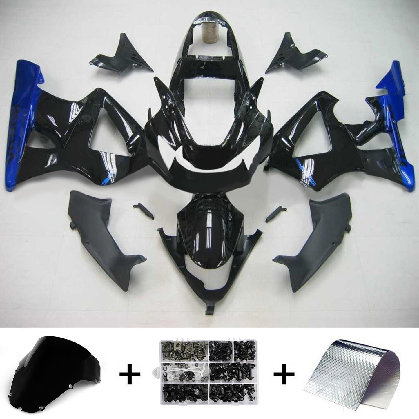 Amotopart Honda CBR929RR 2000-2001 Disory Kit Body Plastic Abs