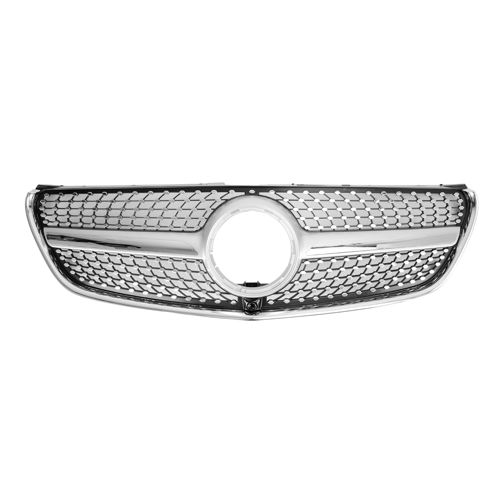 Griglia Paraurti Anteriore Stile AMG Per Mercedes-Benz Classe V W477A 2020-2024 - Nero Lucido, Plug&Play