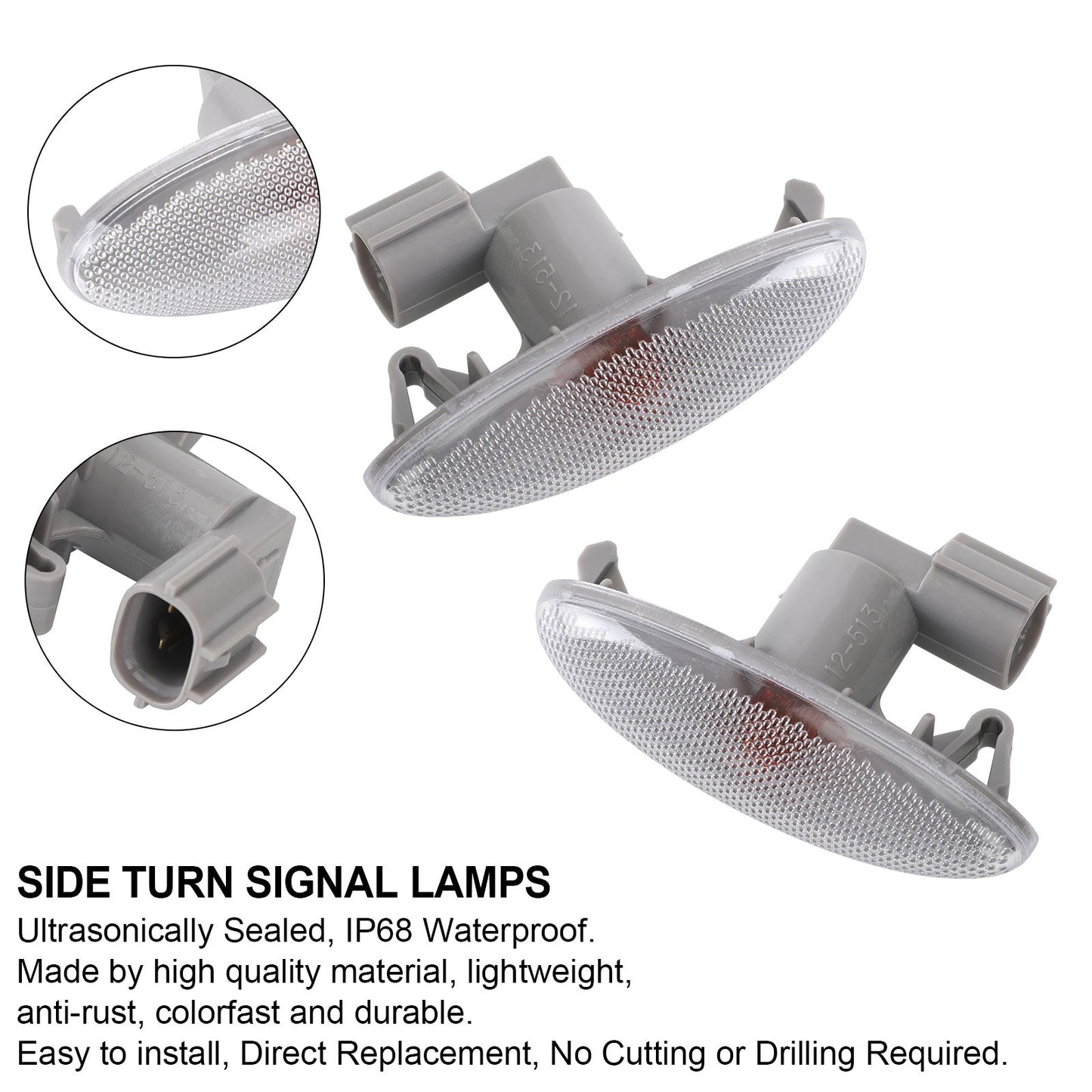 Toyota Corolla Camry Yaris 81730-02090 Indicatore di direzione laterale Lampada Fender Light
