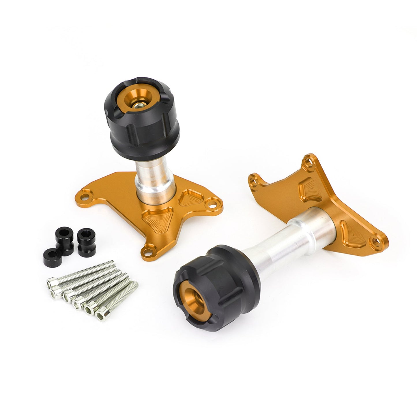 KIT TAMPONI PARATELAIO DEFENDER NERO per Honda MSX125 MSX125SF Grom 2013-2020