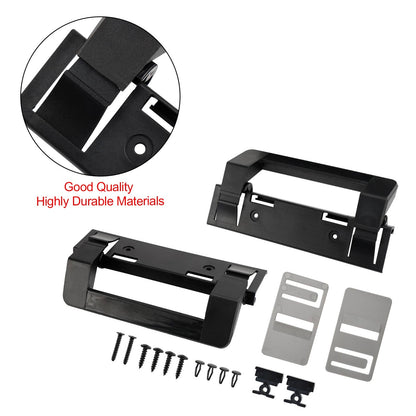 2 × Maniglia per porta del frigorifero per camper, impugnatura nera, hardware per Dometic 3316882900