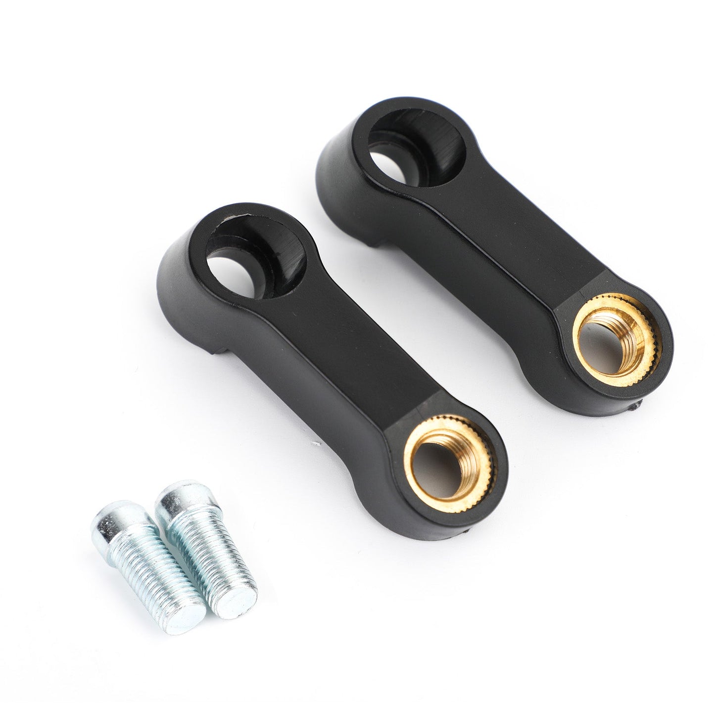 Staffa di prolunga per riser per specchietto retrovisore moto nero 10mm M10 Honda