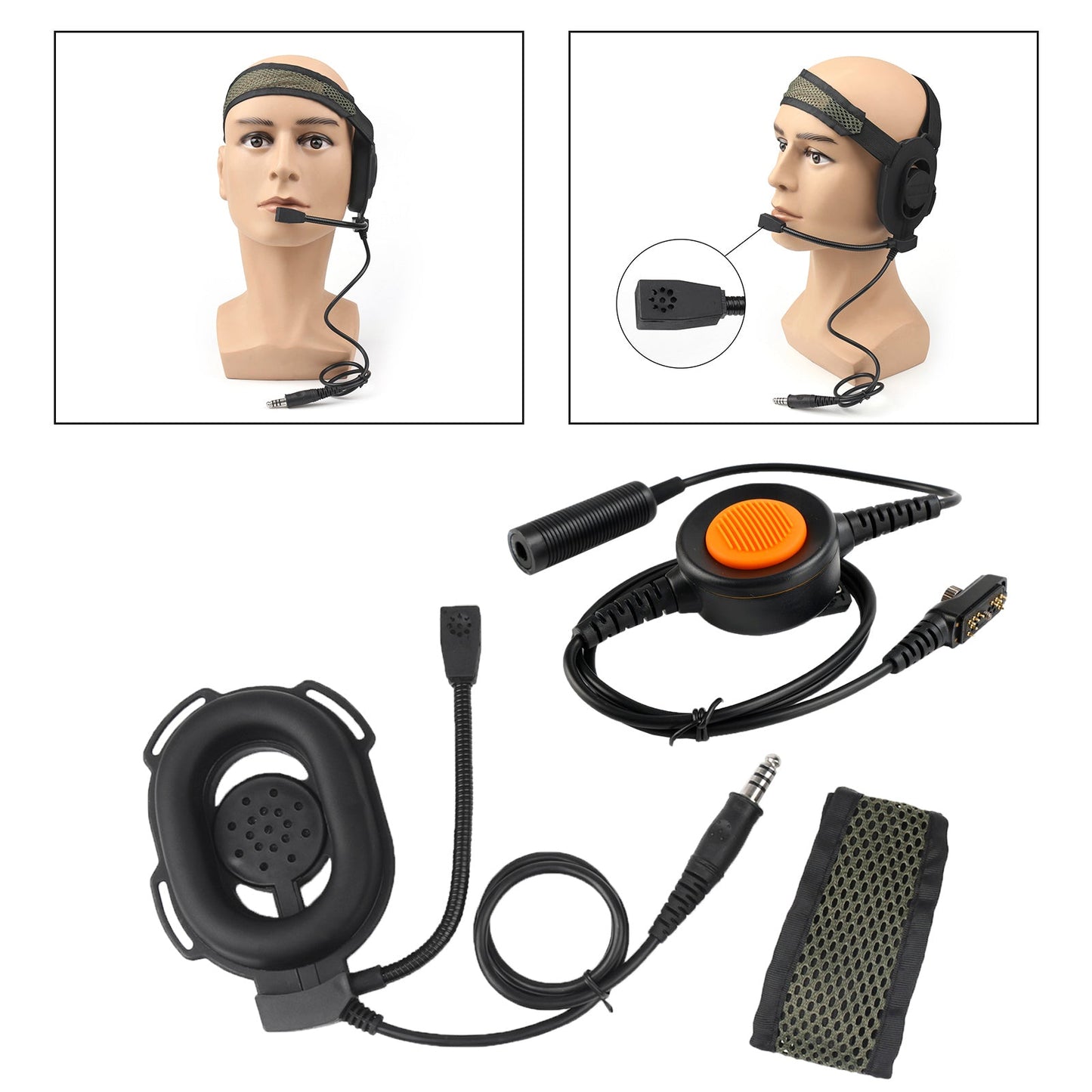 Z Tactical HD-01 Bowman Elite II Aurione per Hytera PD780/700/788/782 PT580H