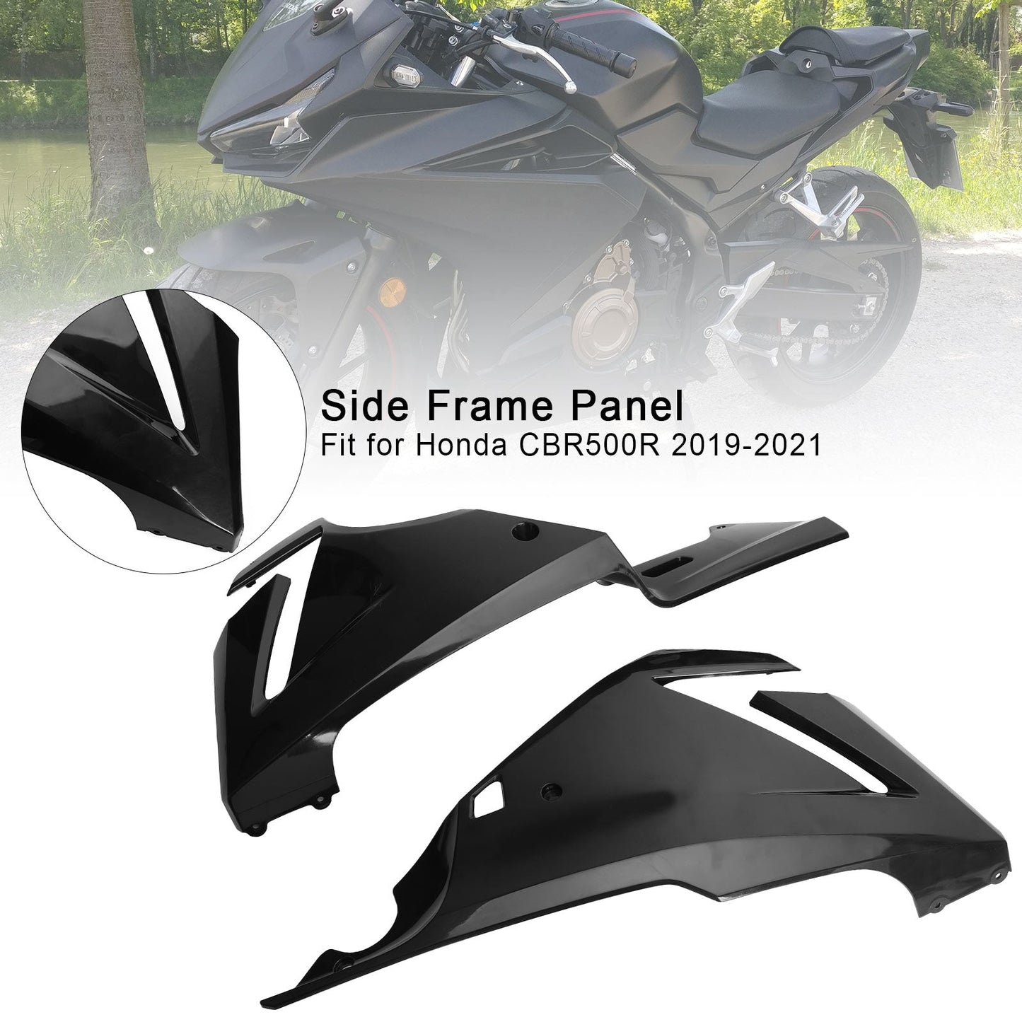 Honda CBR500R 2019-2021 Carena Kit Stampaggio Iniezione Carrozzeria Non Verniciata Generico