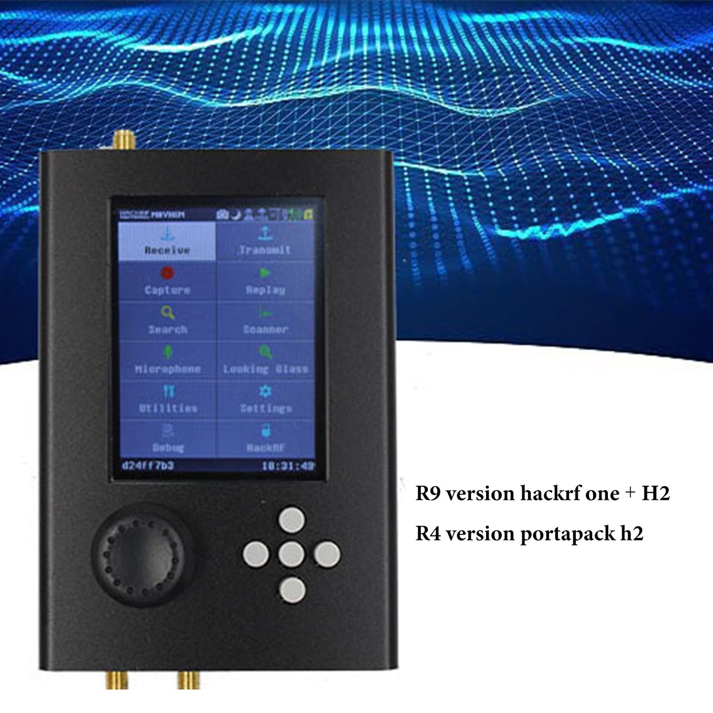 HackRF One V1.7.3 Portapack H2 1MHz-6GHz SDR Software Defined Wireless aggiornato